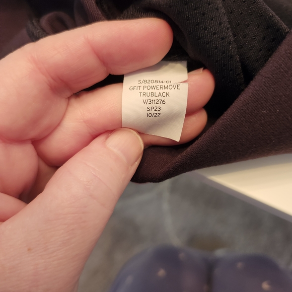 πGapFit PowerMove T-Back Sports Bra β XL | Black | Gym & Activewear - Picture 5 of 6